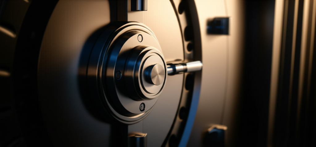 Locked vault